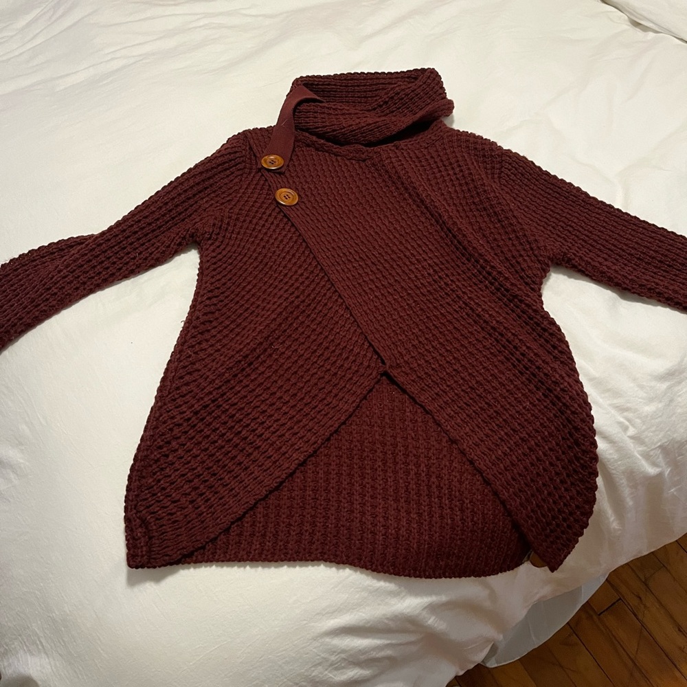 Brand new cowl neck sweater